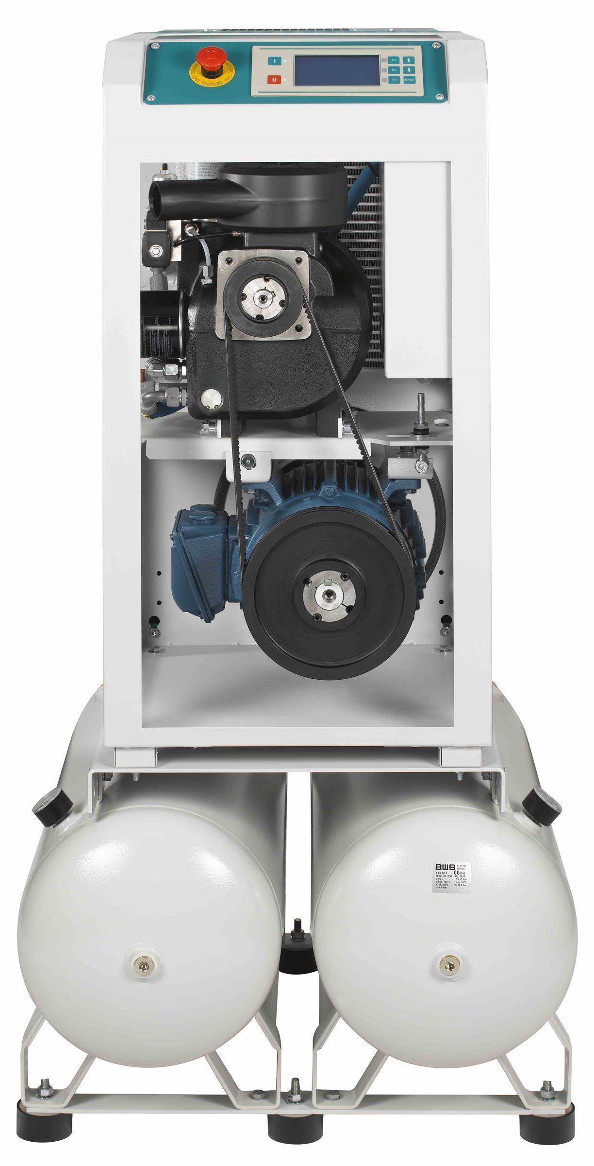 RENNER-Kompressor RSD-PRO 4,0 auf 2x90 Liter Behälter | Schraubenkompressor