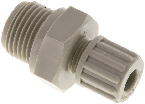 Gerade Verschraubung G 1/2"-8x6mm, Polypropylen