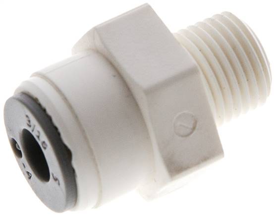 Gerader Steckanschluss R 1/8"-3/16" (4,76 mm), IQS-LE (EPDM-Dichtung)