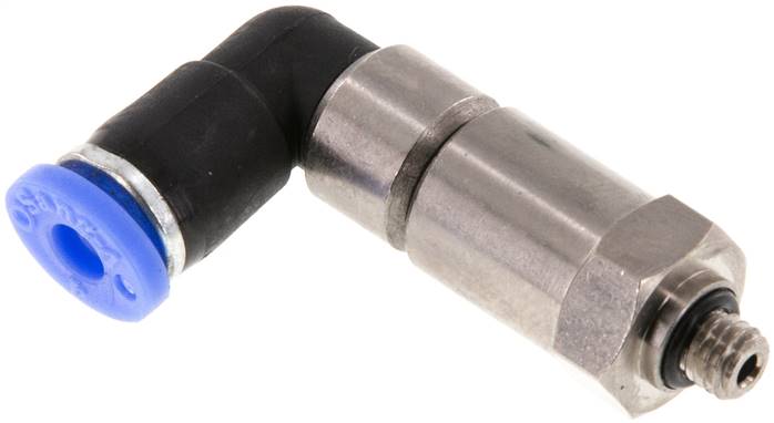 Winkel-Schnelldrehverschraubung M 5-4mm, IQS-Standard