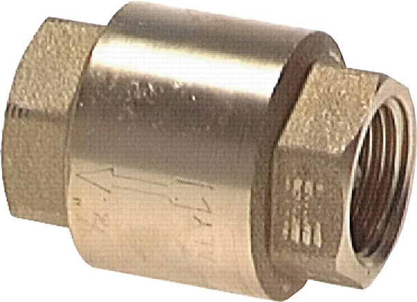 Rückschlagventil (Vakuum), G 1-1/2", PN 18, Messing