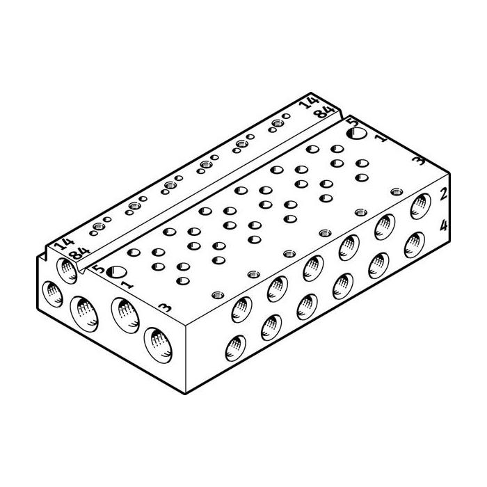 FESTO VABM-L1-10AW-M7-6 (566550) Anschlussleiste