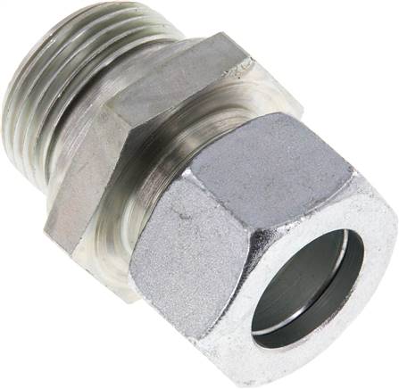 Gerade Schneidringverschr. G 1"-22 L (M30x2), Stahl verzinkt, Dichtung FKM