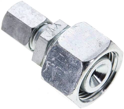 Reduziereinsatz 15 L-6 L (M12x1,5), Stahl verzinkt, mit Dichtkegel und O-Ring