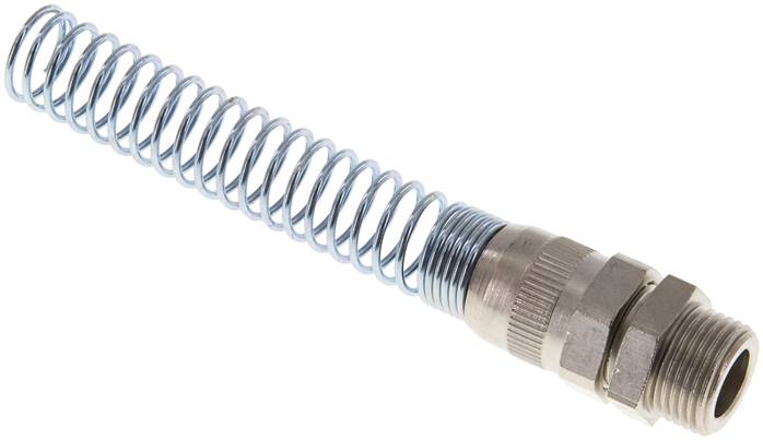 Gerade Verschraubung G 3/8"-12x9mm mit Knickschutz