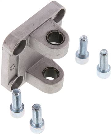 ISO 15552-Gabelschwenkbefestigung 50 mm, Aluminium mit Buchse