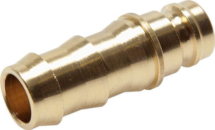 Temperierkupplungsstecker 9mm Zapfen, 9,5mm Push-Lok