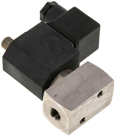 3/2-Wege ES-Magnetventil G 1/8" stromlos geöffnet (NO) 24VAC