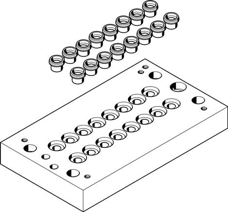 FESTO CPV14-VI-P8-1/8 (163897) Multipol