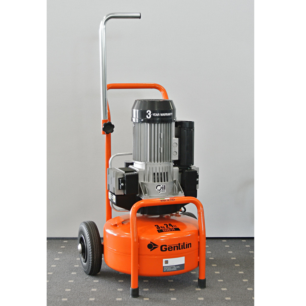 AUSSTELLER Gentilin-Kompressor C330/24 · 200 l/min · 10 bar · 2,2 kW · ölfreier Kolbenkompressor