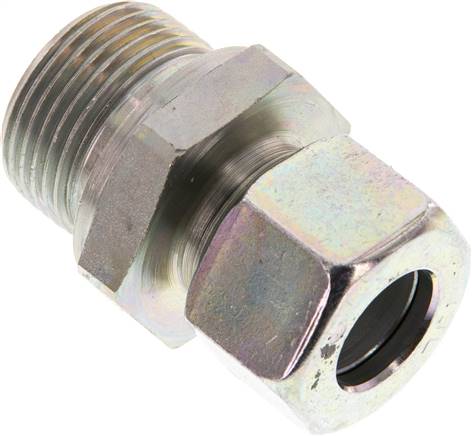 Gerade Schneidringverschr. G 3/4"-15 L (M22x1,5), Stahl verzinkt