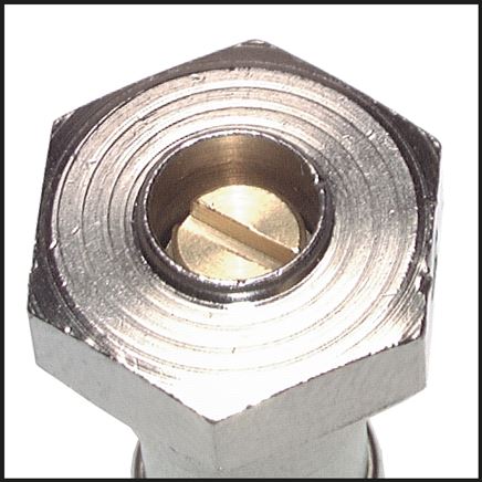 Drosselrückschlagventil G 1/8", abluftregelnd (B), Aluminium