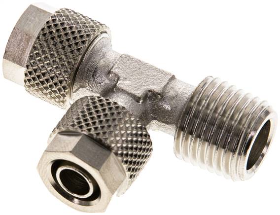 LE-Verschraubung R 1/4"-8x6mm, Messing vernickelt