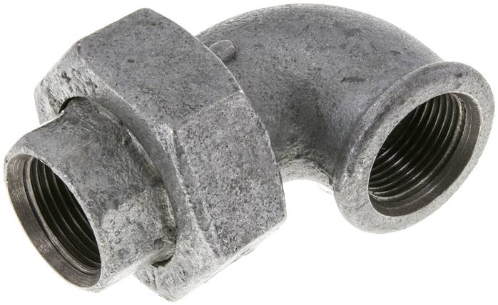 Winkel-Verschraubung flach dichtend Rp 3/4" (IG)
