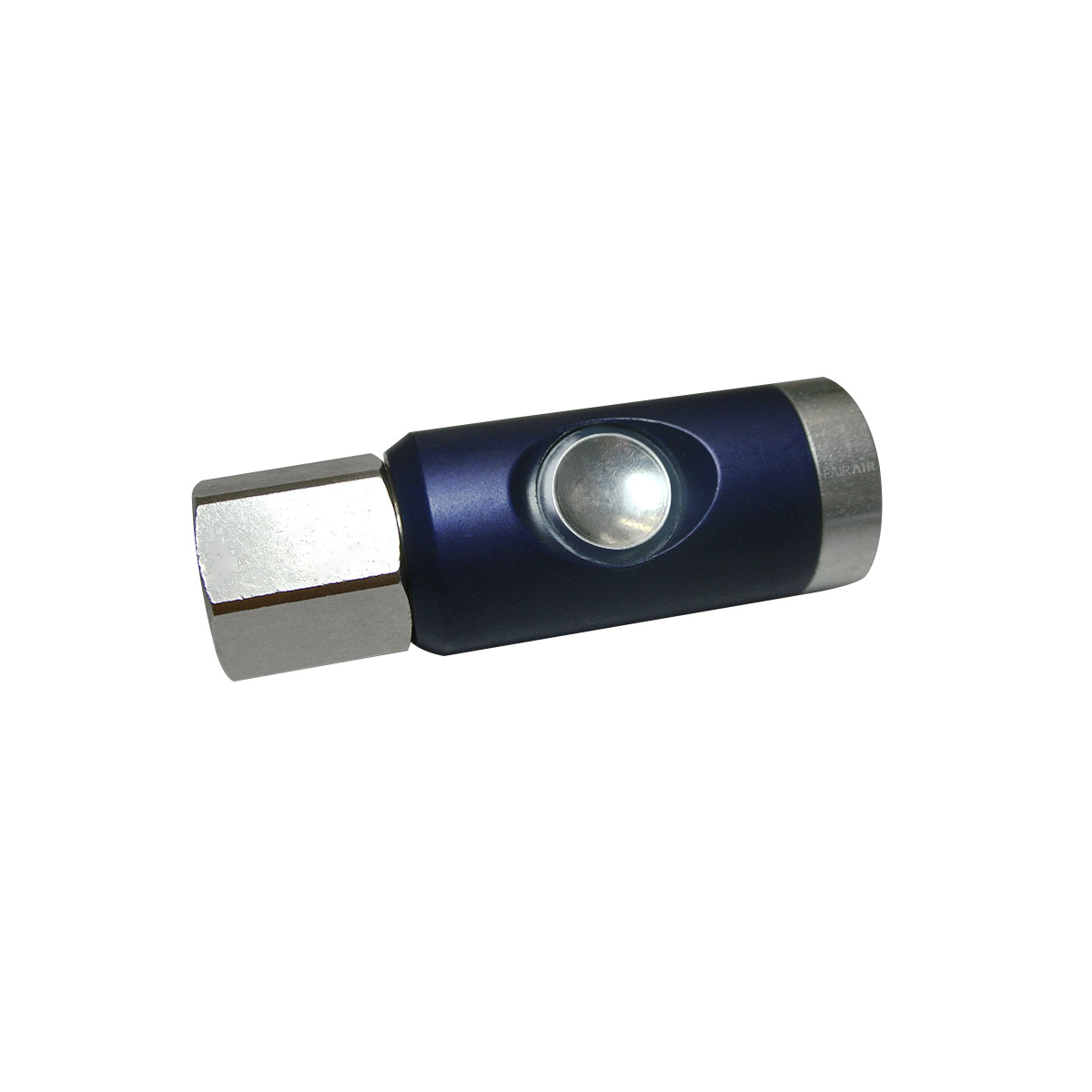 FAIRAIR Sicherheitskupplung SSK-7,4-1/2I, G 1/2 Innengewinde drehbar NW 7,4, eloxiert, FA60016