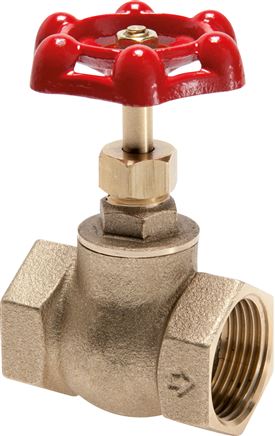 Muffen-Absperrventil, Eco-Line, Messing, G 1-1/2", PN 10
