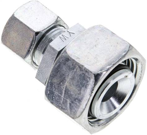 Reduziereinsatz 22 L-12 L (M18x1,5), Stahl verzinkt, mit Dichtkegel und O-Ring