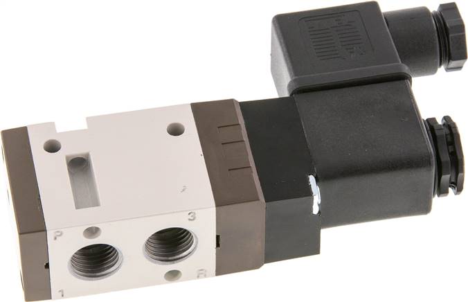3/2-Wege Magnetventil, G 1/4", Federrückstellung (NC), 24 V AC, Pilot aus Polyamid