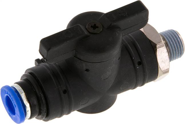 Absperrhahn R 1/8"-6mm, IQS-Standard
