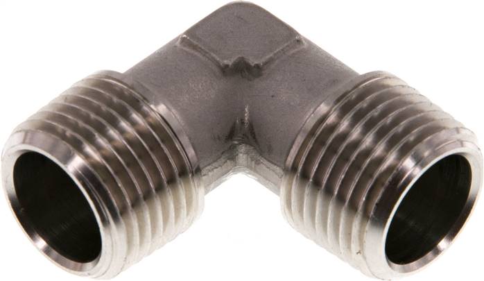 90°-Winkel R 1/2" (AG), 1.4404