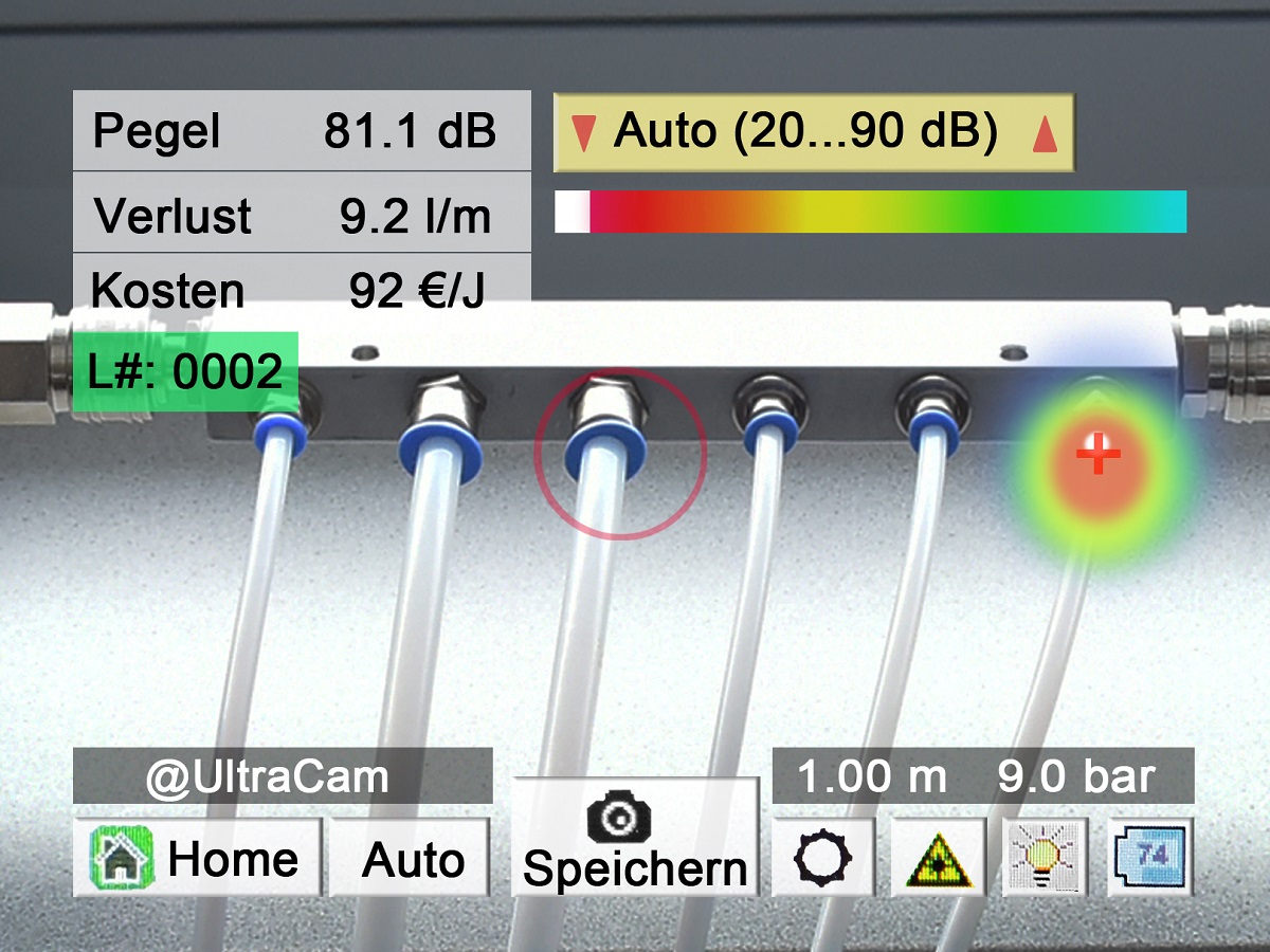 Set- Lecksuchgerät LD 500 mit UltraCam