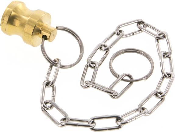 Kamlock-Verschlussstecker (DP) 1/2", Messing