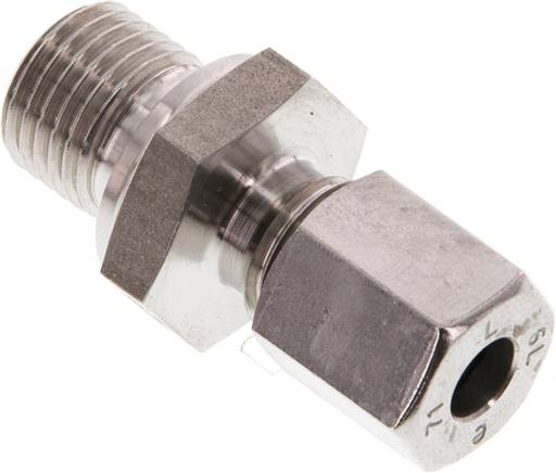 Gerade Schneidringverschr. G 1/4"-6 L (M12x1,5), 1.4571