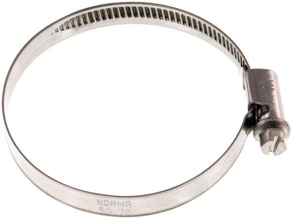 9mm Schlauchschelle 50 - 70mm, 1.4301 (W4) (NORMA)