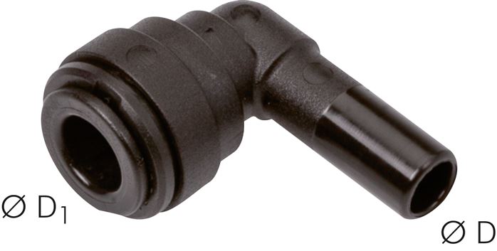 Winkel-Steckanschluss 8mm Stecknippel, IQS-FDA