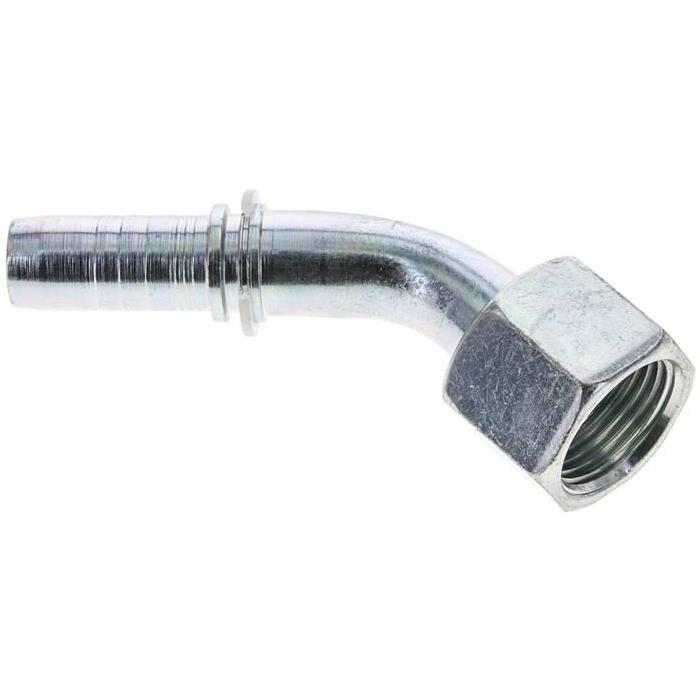 Pressanschluss DKJ (45°), UN 1-1/16"-12, DN 16