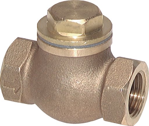Rückschlagventil (schwer), G 4", PN 16, Rotguss