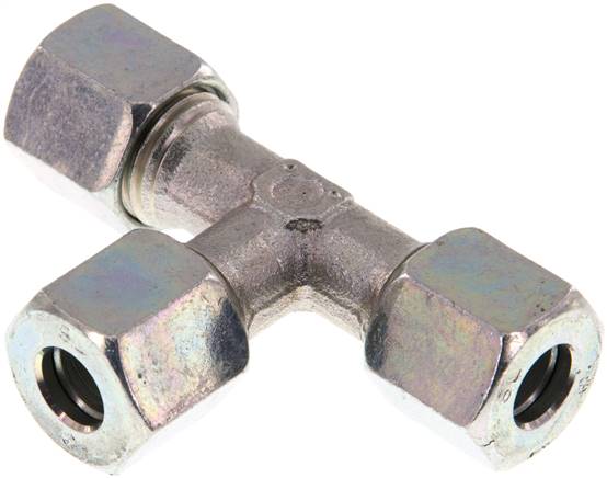 T-Schneidringverschraubung 8 L (M14x1,5), Stahl verzinkt