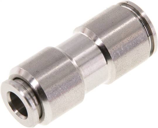 Gerader Steckanschluss 8mm-6mm, IQS-Edelstahl