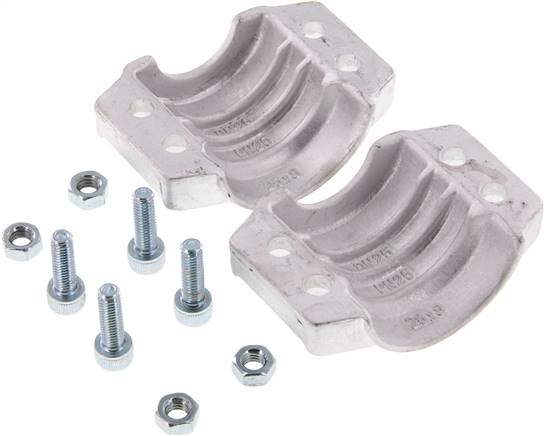 Klemmschalen 41 - 43mm, Aluminium, EN14420-3 (DIN2817)