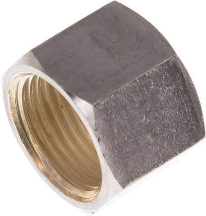 Überwurfmutter f. Schneidringverschr. 12 S (M20x1,5), Klemmring 1.4571 (NC)