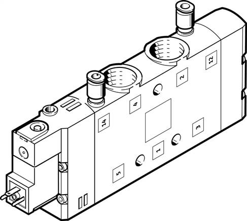 FESTO CPE24-M3H-5LS-3/8 (163838) Magnetventil