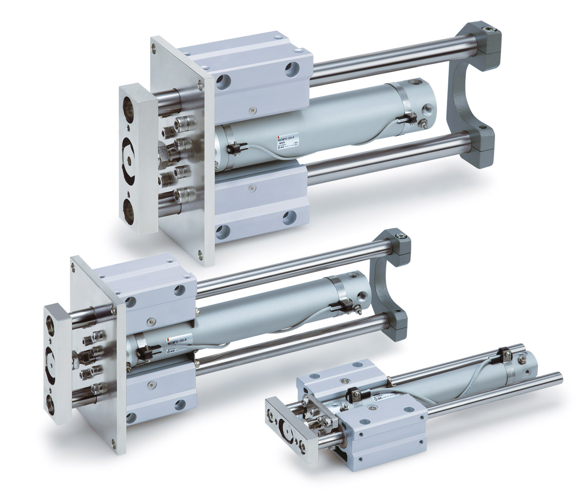 SMC MGCMF32-300 SMC Kompaktzylinder mit Fuehrun