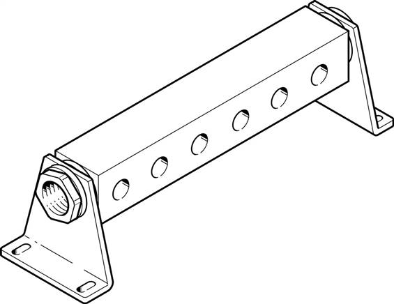 FESTO PAL-1/2-6 (9496) P-Anschlussleiste
