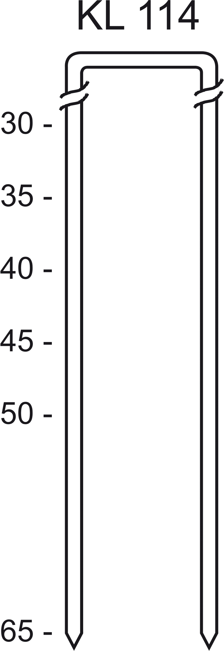 Heftklammer KL 114/30 CNKH/20000 DGKC430021