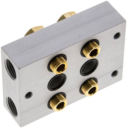 P-R-S-Leiste inkl. Hohlschrauben und Dichtungen für Ventilbaureihe M04 / P04 R 283/2