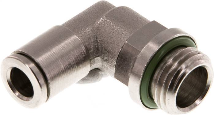 Winkel-Steckanschluss G 1/4"-6mm, IQS-MSV (Hochtemperatur), Dichtung FKM