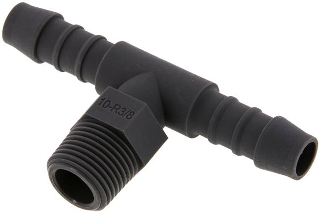 T-Gewindetülle R 3/8"-10mm, PA 6