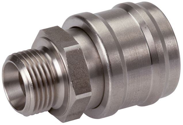 Schnellkupplung (NW7,2) G 1/4"(AG), Edelstahl