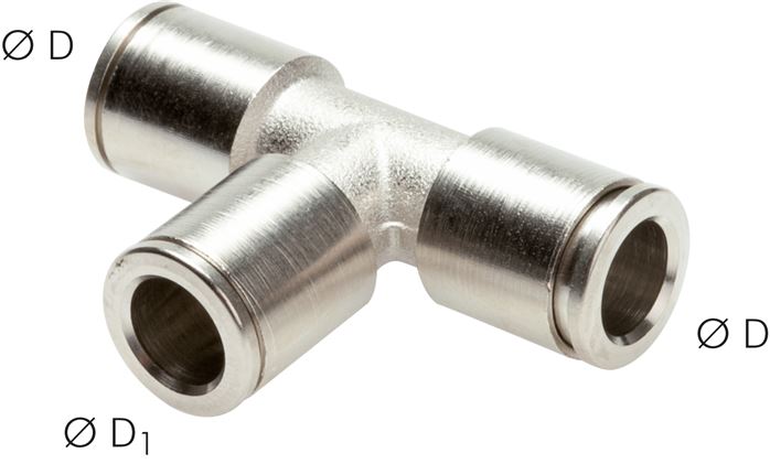 T-Steckanschluss 8mm-8mm, IQS-MSV (Standard)