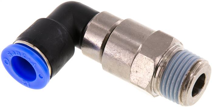Winkel-Schnelldrehverschraubung R 1/2"-12mm, IQS-Standard