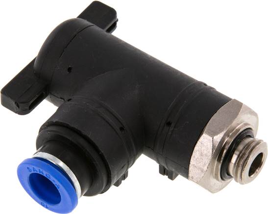 Winkel-Absperrhahn G 1/4"-10mm, IQS-Standard