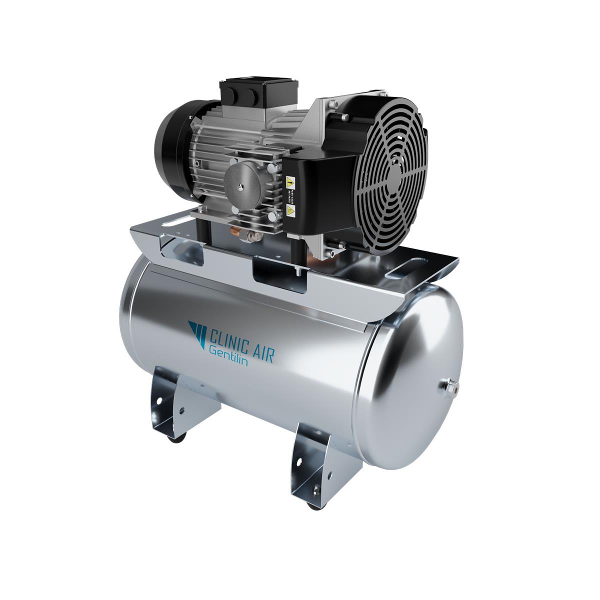 Gentilin ölfreier Kompressor Clinic Dry 3/40 HS mit Membrantrockner und Sterilfilter – Reinste Luft