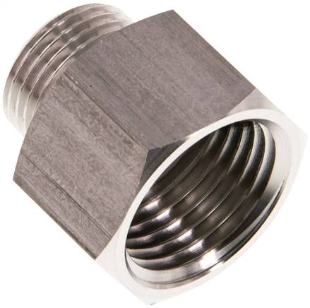 Reduziernippel G 3/8"(AG)-G 1/2"(IG), 1.4571