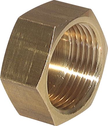 Verschlusskappe G 1-1/2", Messing