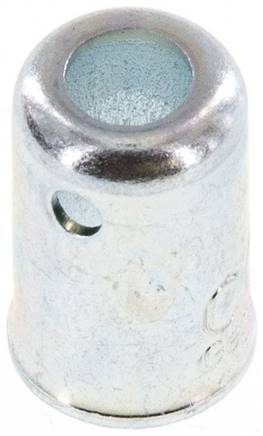 Schlauchhülse für Niederdruckschlauch DN2(7,5 - 8mm) Stahl